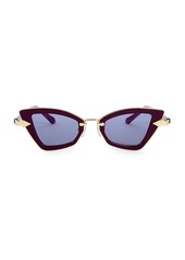 Karen Walker 46MM Angular Cat Eye Sunglasses