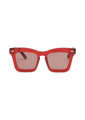 Karen Walker 51MM Banks Red Glitter Sunglasses