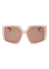Karen Walker Women's Square Sunglasses, 58mm