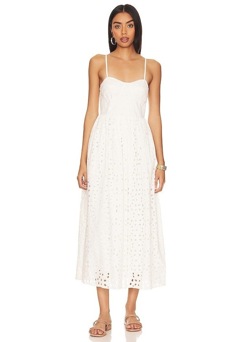 Karina Grimaldi Kaur Eyelet Dress