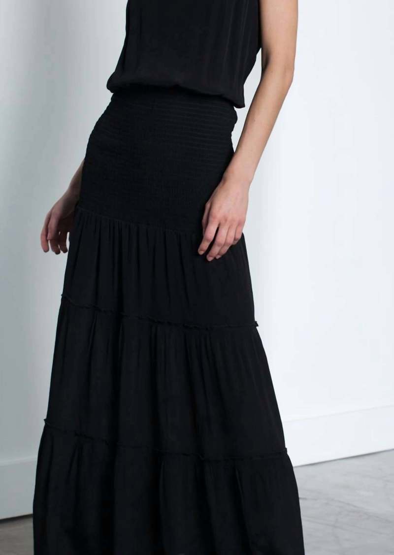 Karina Grimaldi Karina Solid Maxi Dress In Black
