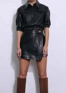 Karina Grimaldi Petronella Skirt In Black