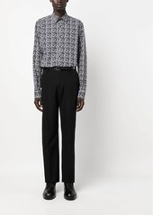 Karl Lagerfeld abstract-pattern long-sleeve shirt