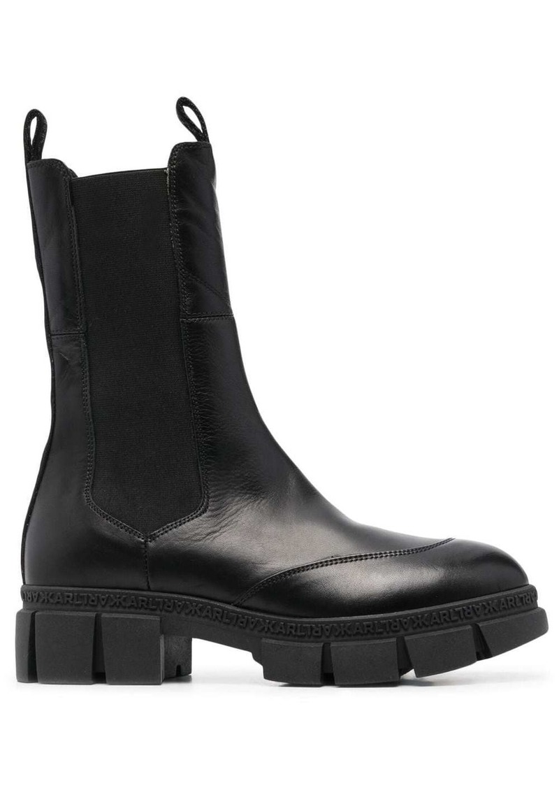 Karl Lagerfeld Aria calf-leather ankle boots