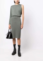 Karl Lagerfeld asymmetric knit dress