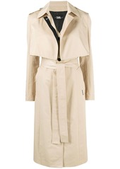 Karl Lagerfeld belted trench coat