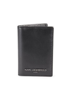 Karl Lagerfeld Bi Fold Leather Card Case