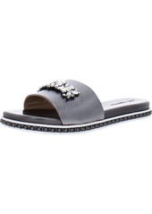 Karl Lagerfeld Bijou Womens Flats Embellished Flip-Flops