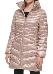 Karl Lagerfeld Chevron Quilted Puffer Jacket