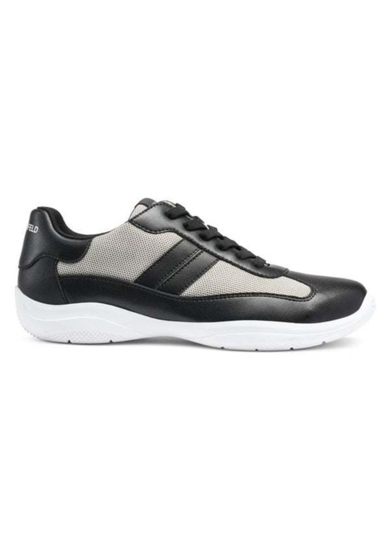 Karl Lagerfeld Colorblock Leather & Mesh Sneakers