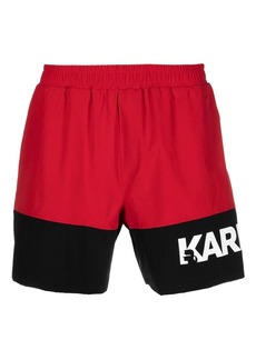 Karl Lagerfeld Colour-Block Med board shorts