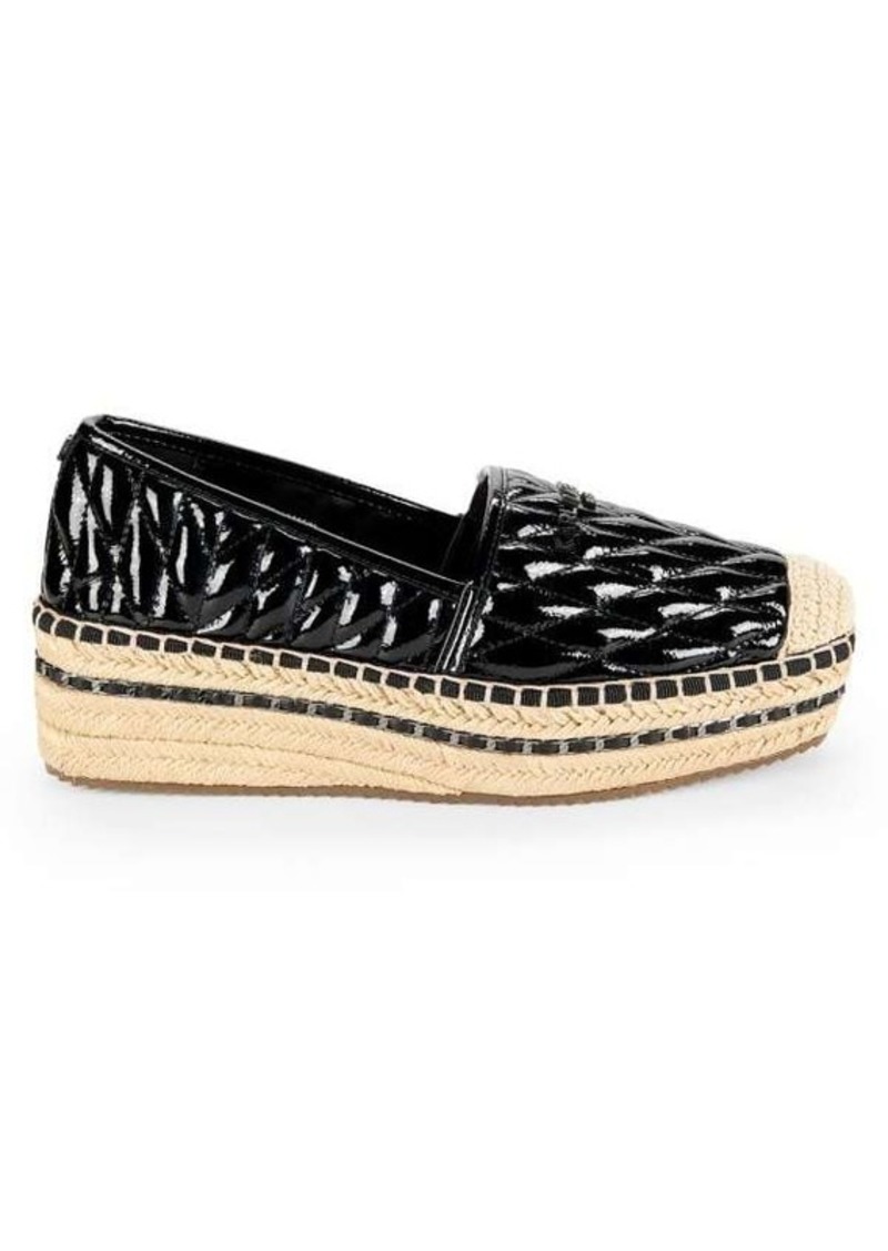 Karl Lagerfeld Desta Logo Quilted Espadrille