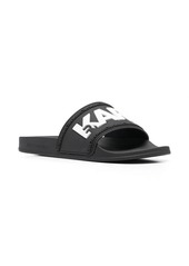 Karl Lagerfeld embossed-logo slides