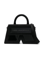 Karl Lagerfeld IKON/K suede crossbody bag