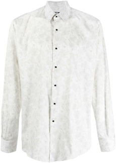 Karl Lagerfeld floral-print long-sleeve shirt