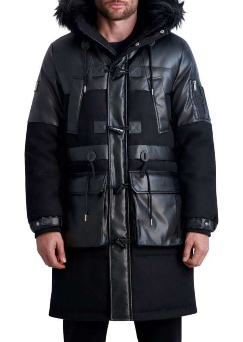 Karl Lagerfeld Hooded Down Coat