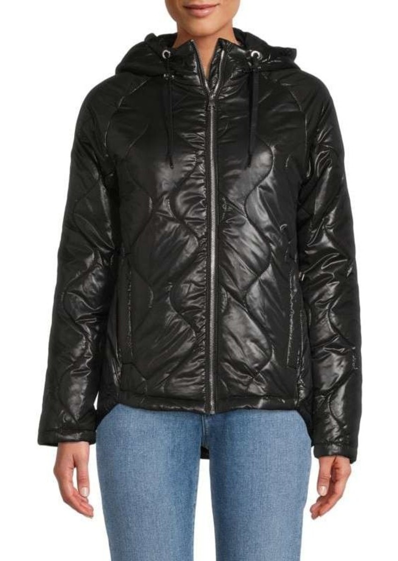Karl Lagerfeld Hooded Quilted Jacket