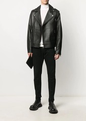 Karl Lagerfeld Ikonic leather biker jacket