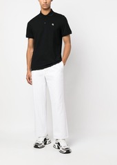 Karl Lagerfeld Ikonik Patch organic-cotton polo shirt