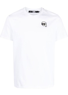 Karl Lagerfeld Ikonik appliqué-detail T-shirt