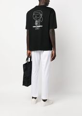 Karl Lagerfeld Ikonik Outline organic-cotton T-shirt