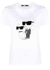 Karl Lagerfeld Ikonik Karl & Choupette T-shirt