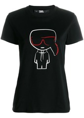 Karl Lagerfeld Ikonik Karl outline T-shirt
