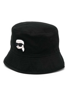 Karl Lagerfeld Ikonik Karl-print reversible bucket hat