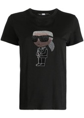 Karl Lagerfeld Ikonik rhinestone-embellished T-shirt