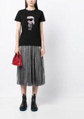 Karl Lagerfeld Ikonik rhinestone-embellished T-shirt