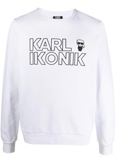 Karl Lagerfeld Ikonik logo print sweatshirt