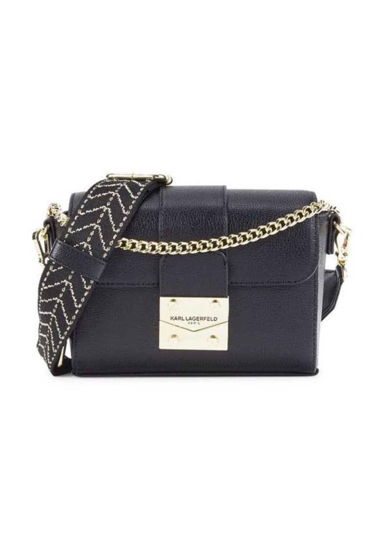 Karl Lagerfeld Jolie Harlow Leather Crossbody Bag