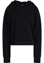 KARL LAGERFELD - Metallic embroidered jersey hoodie - Black - S