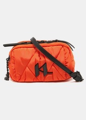 Karl Lagerfeld /black Quilted Nylon K/studio Crossbody Bag