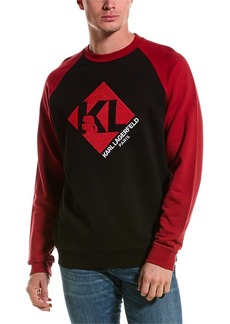 KARL LAGERFELD Colorblocked Pullover