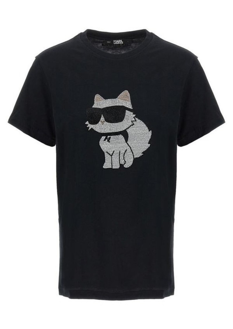 KARL LAGERFELD 'Ikonik 2,0 choupette' T-shirt