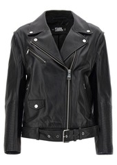 KARL LAGERFELD Leather biker jacket