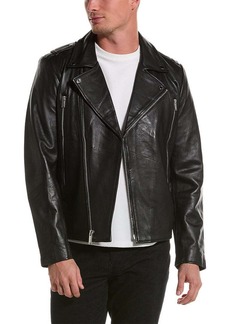 KARL LAGERFELD Leather Moto Jacket