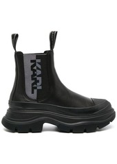 KARL LAGERFELD Logo-patch boots