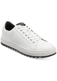 Karl Lagerfeld Men's Smooth Leather Tennis Sneaker - White