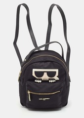 Karl Lagerfeld Nylon And Leather Amour Backpack