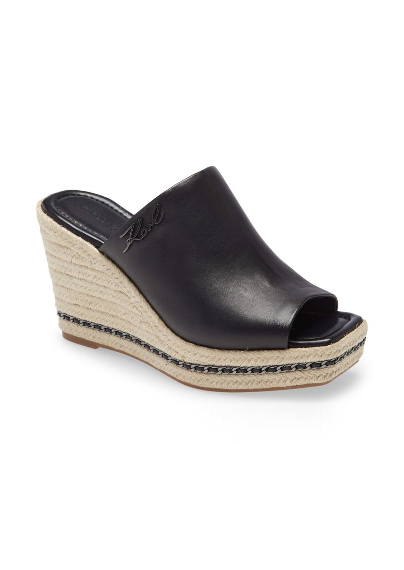 Karl Lagerfeld Karl Lagerfeld Paris Espadrille Wedge Sandal (Women) | Shoes