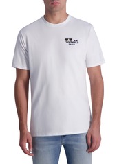Karl Lagerfeld Paris Flat Head Karl Graphic T-Shirt in White at Nordstrom Rack