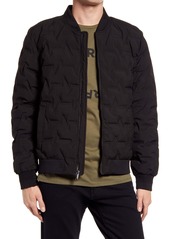 Karl Lagerfeld Paris Heat Sealed Quilted Bomber Jacket
