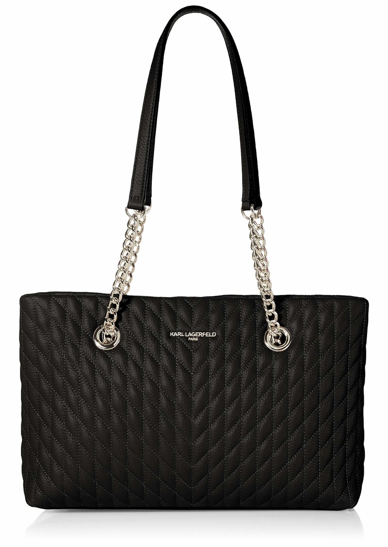 Karl Lagerfeld Paris Womens Karolina Tote Bag