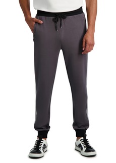 Karl Lagerfeld Paris Kidult Stripe Jogger Sweatpants in Grey at Nordstrom Rack