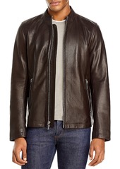 Karl Lagerfeld Paris Leather Moto Jacket