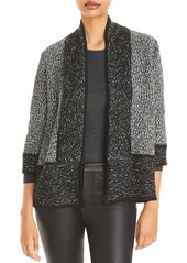KARL LAGERFELD PARIS Marbled Open Front Cardigan