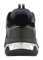 Karl Lagerfeld Paris Men's Chunky Two Tone Sole Leather Sneakers - Gray