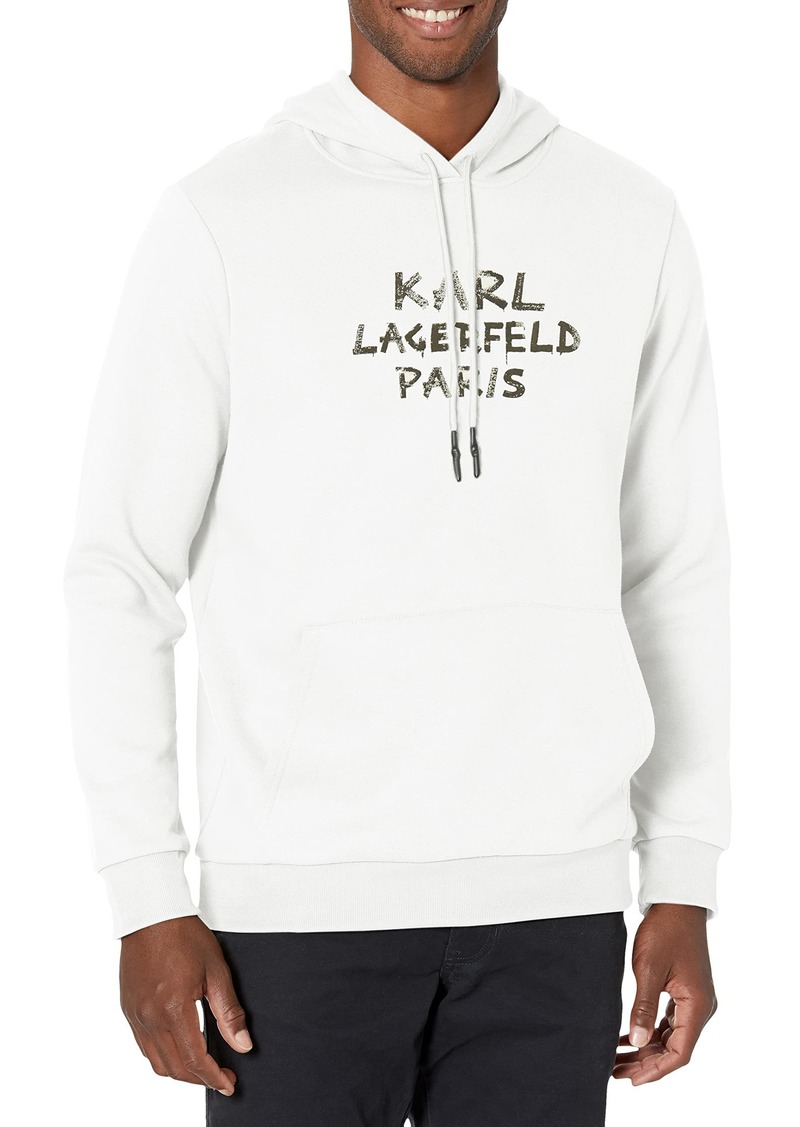 Karl Lagerfeld Paris Men's Color Block Solid Pullover